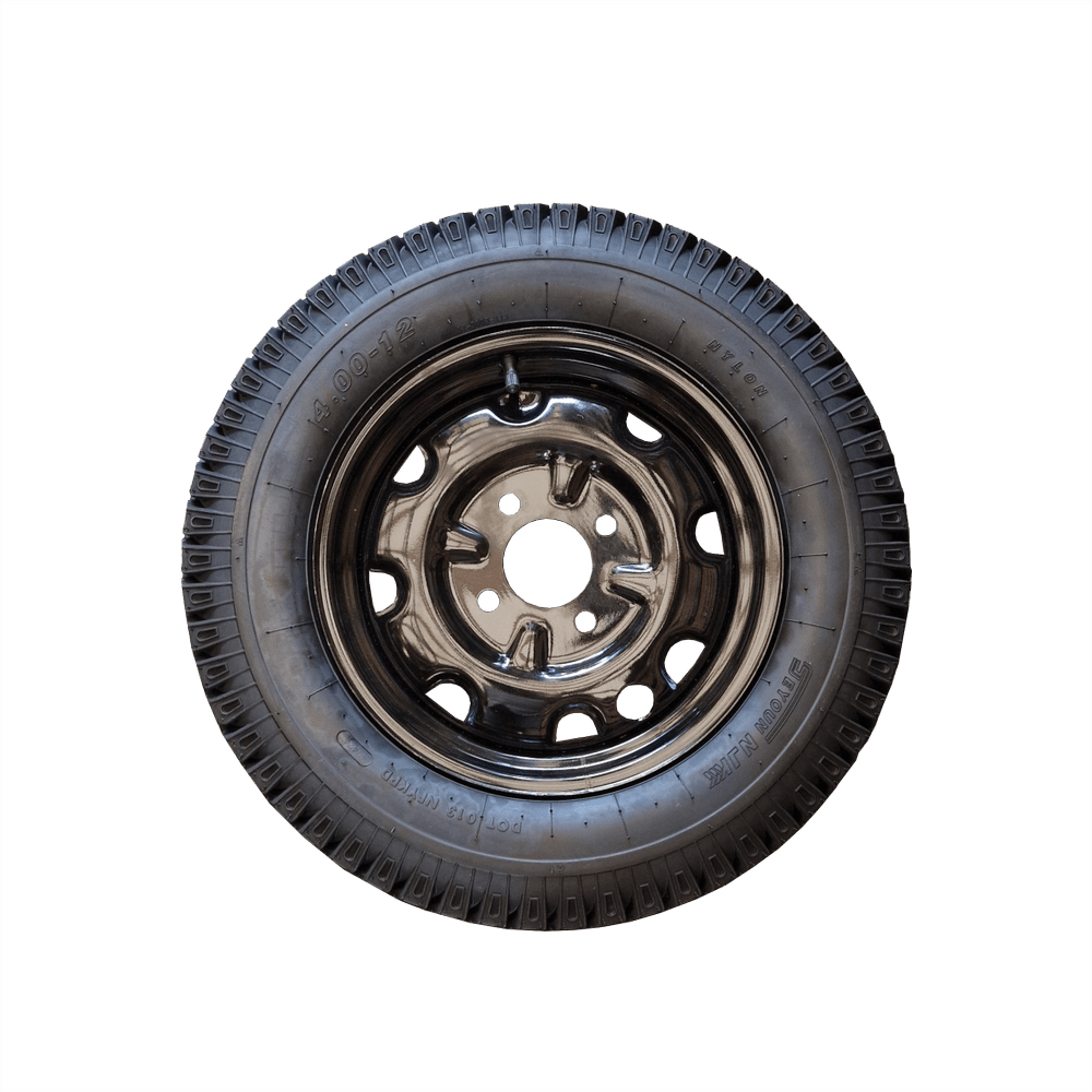 Roată completă tablă 4.00/R12 - 4x100