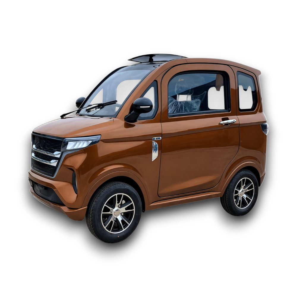 Mașină electrică MoveEco Model X5 | Fără Permis | 25 km/h | Maro